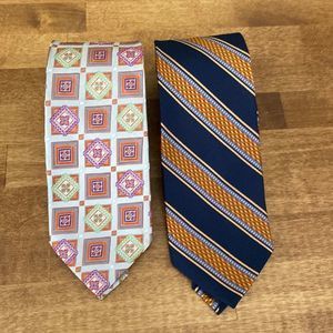 Bundle of 2 Designer Pittsburgh Ties 60” Length Tall